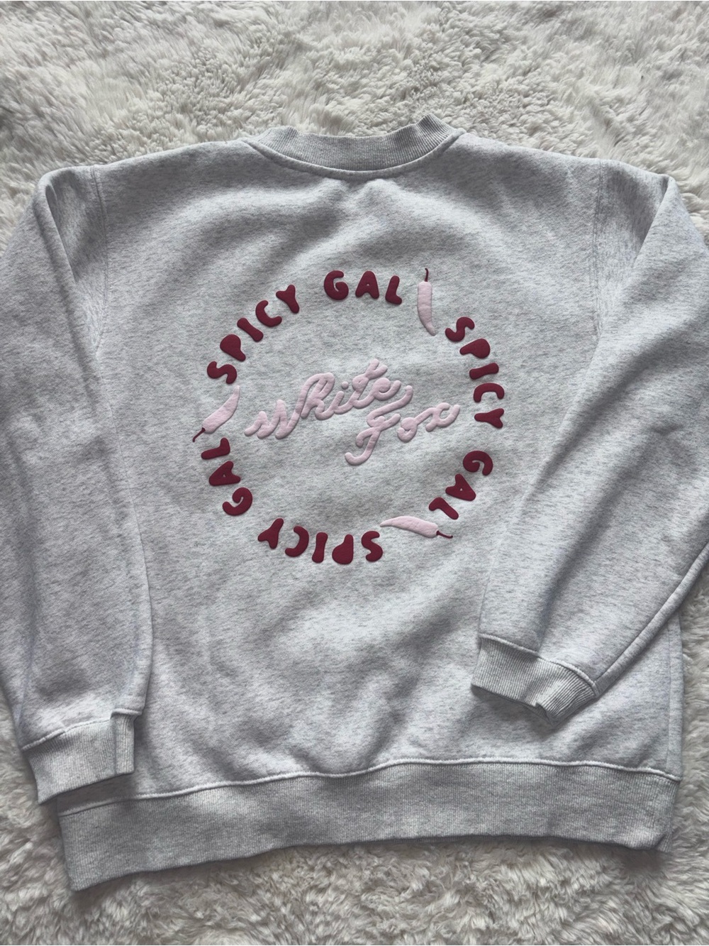 White Fox Spicy Gal Crewneck